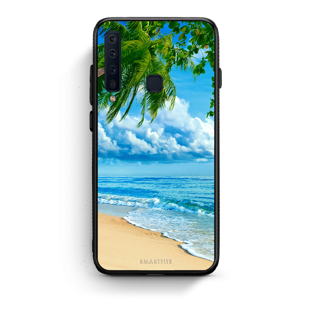 samsung a9 Beautiful Beach θήκη από τη Smartfits με σχέδιο στο πίσω μέρος και μαύρο περίβλημα | Smartphone case with colorful back and black bezels by Smartfits