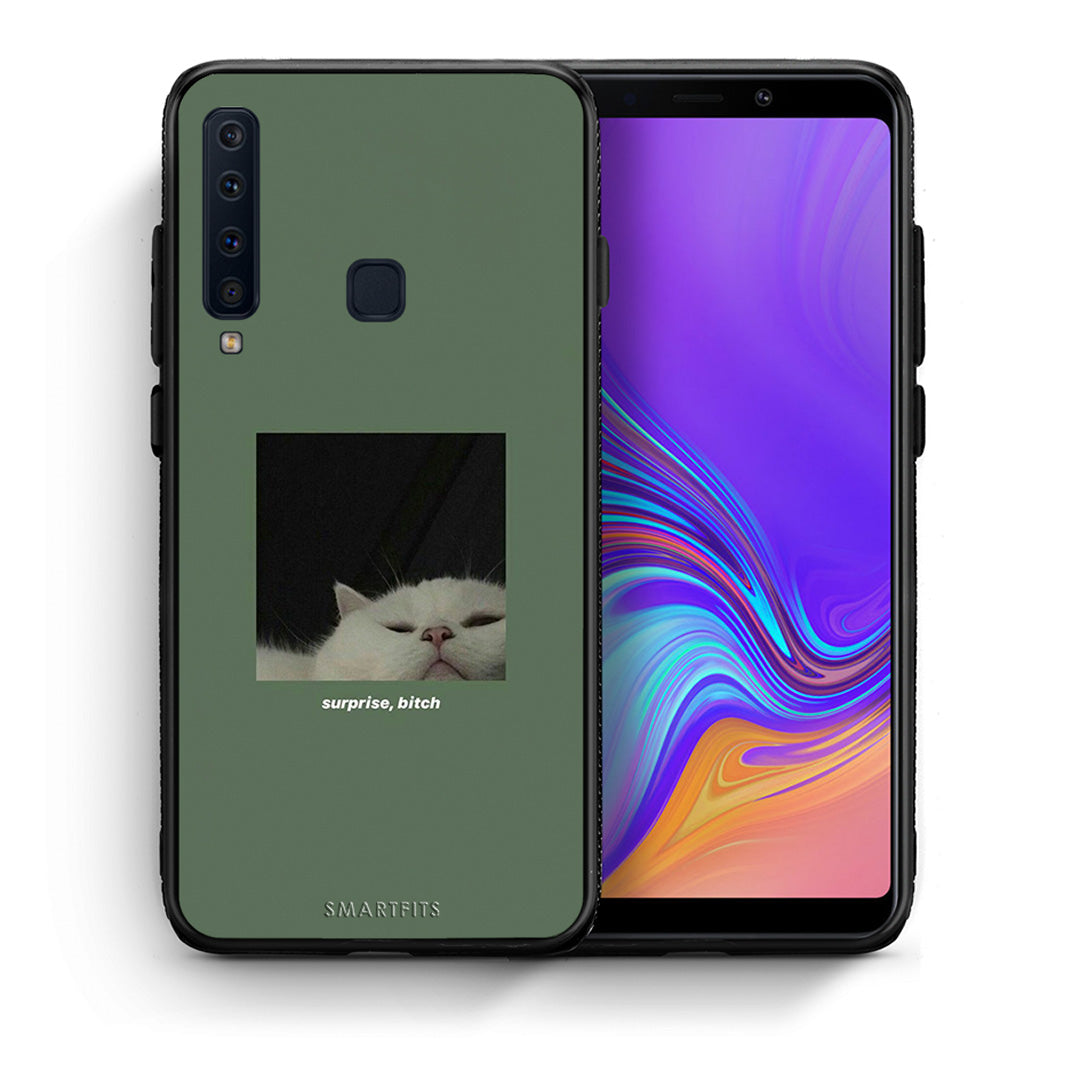 Θήκη Samsung A9 Bitch Surprise από τη Smartfits με σχέδιο στο πίσω μέρος και μαύρο περίβλημα | Samsung A9 Bitch Surprise case with colorful back and black bezels