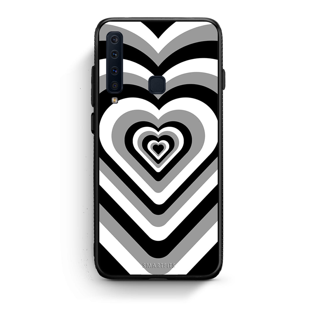 samsung a9 Black Hearts θήκη από τη Smartfits με σχέδιο στο πίσω μέρος και μαύρο περίβλημα | Smartphone case with colorful back and black bezels by Smartfits