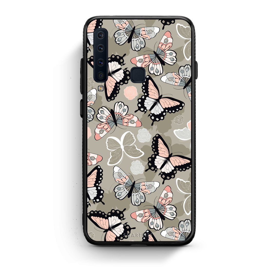 135 - samsung galaxy a9  Butterflies Boho case, cover, bumper