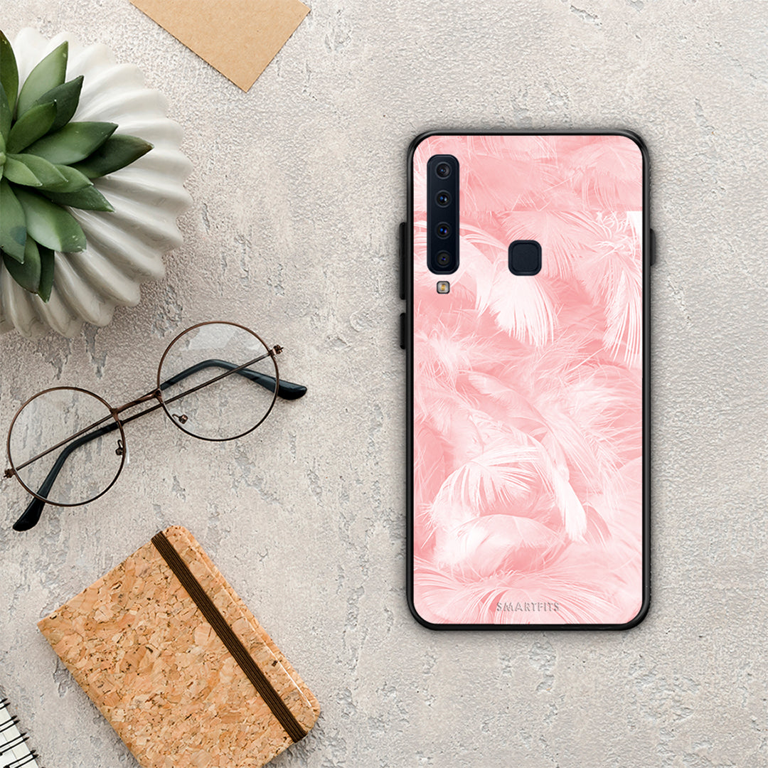 Boho Pink Feather - Samsung Galaxy A9 θήκη