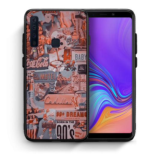 Θήκη Samsung A9 Born In 90s από τη Smartfits με σχέδιο στο πίσω μέρος και μαύρο περίβλημα | Samsung A9 Born In 90s case with colorful back and black bezels