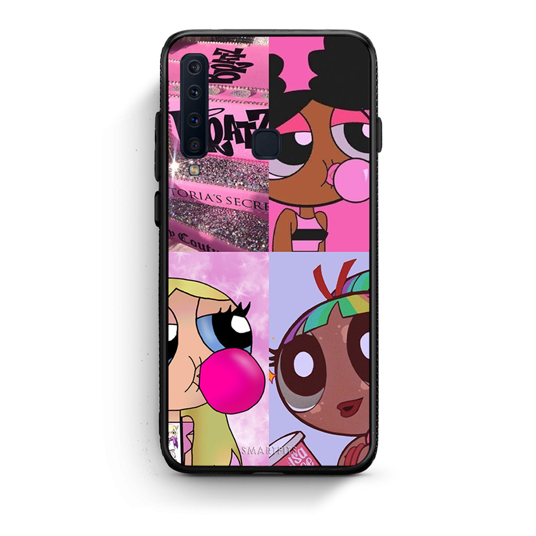 samsung a9 Bubble Girls Θήκη Αγίου Βαλεντίνου από τη Smartfits με σχέδιο στο πίσω μέρος και μαύρο περίβλημα | Smartphone case with colorful back and black bezels by Smartfits