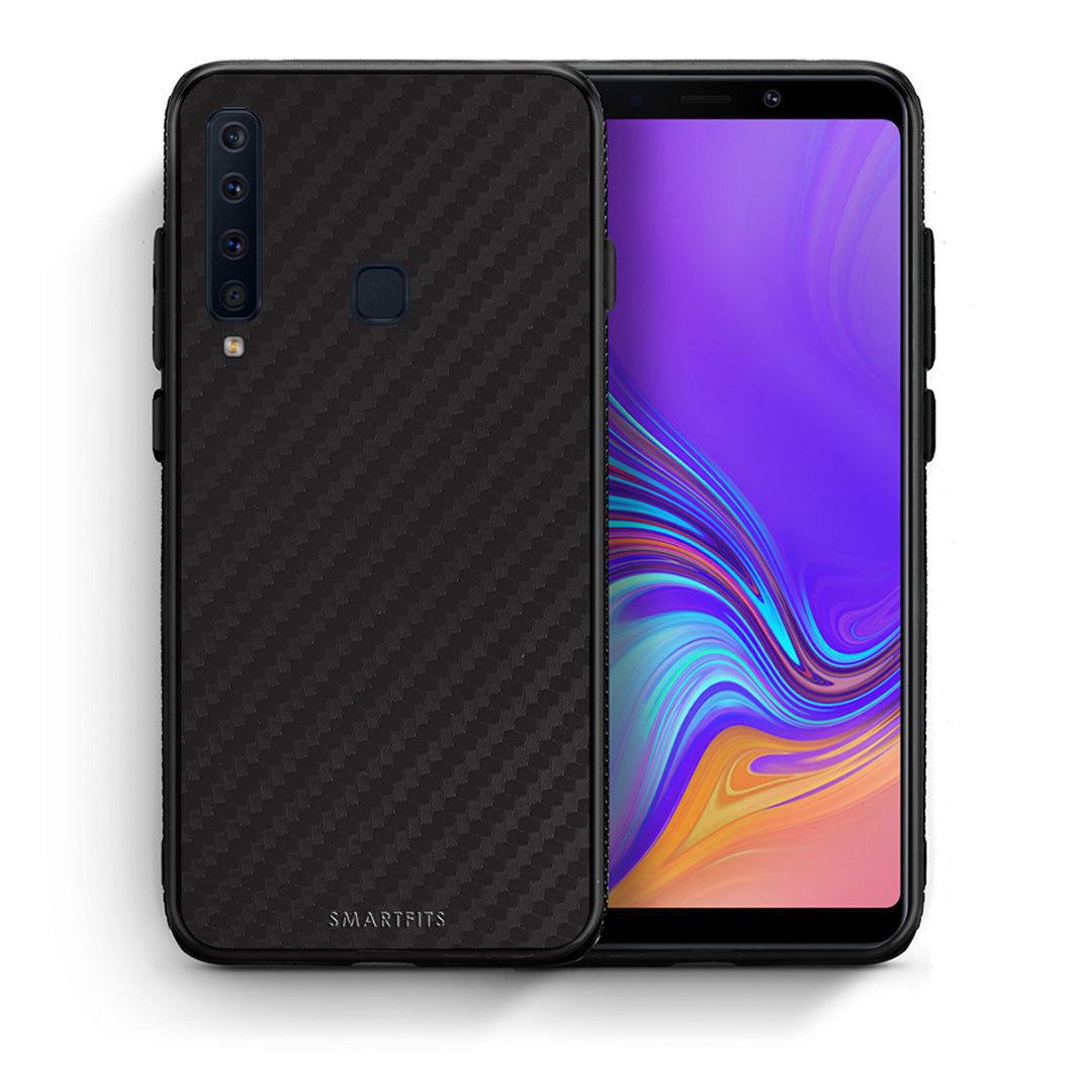Θήκη Samsung A9 Carbon Black από τη Smartfits με σχέδιο στο πίσω μέρος και μαύρο περίβλημα | Samsung A9 Carbon Black case with colorful back and black bezels