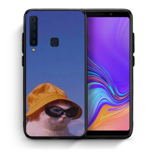 Θήκη Samsung A9 Cat Diva από τη Smartfits με σχέδιο στο πίσω μέρος και μαύρο περίβλημα | Samsung A9 Cat Diva case with colorful back and black bezels