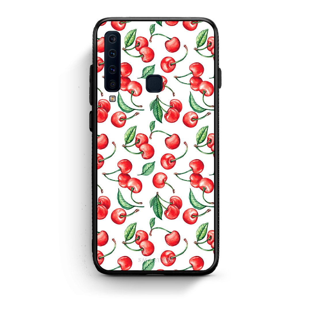 samsung a9 Cherry Summer θήκη από τη Smartfits με σχέδιο στο πίσω μέρος και μαύρο περίβλημα | Smartphone case with colorful back and black bezels by Smartfits