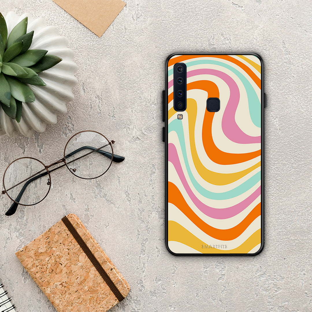 Colourful Waves - Samsung Galaxy A9 θήκη