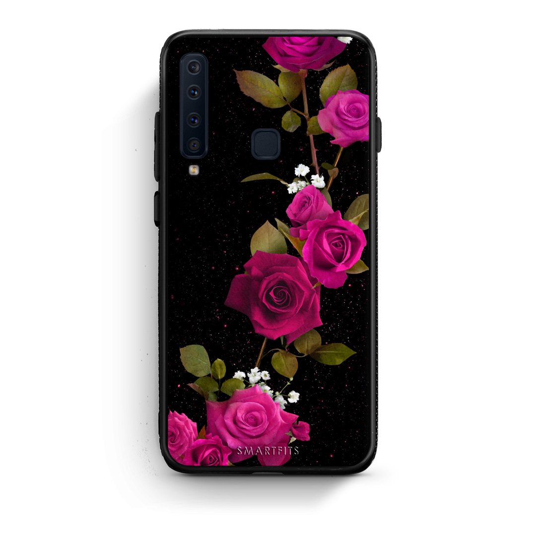 4 - samsung a9 Red Roses Flower case, cover, bumper