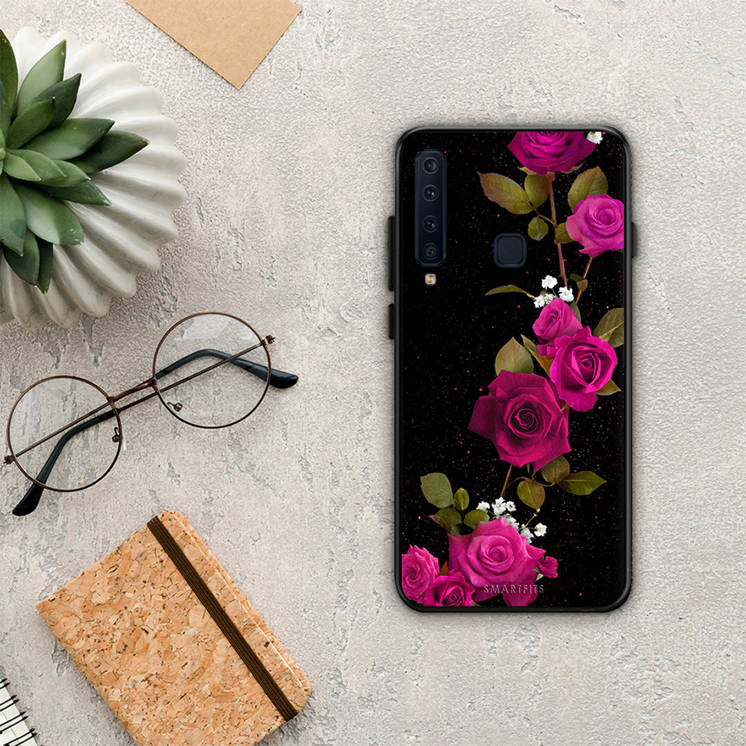 Flower Red Roses - Samsung Galaxy A9 θήκη