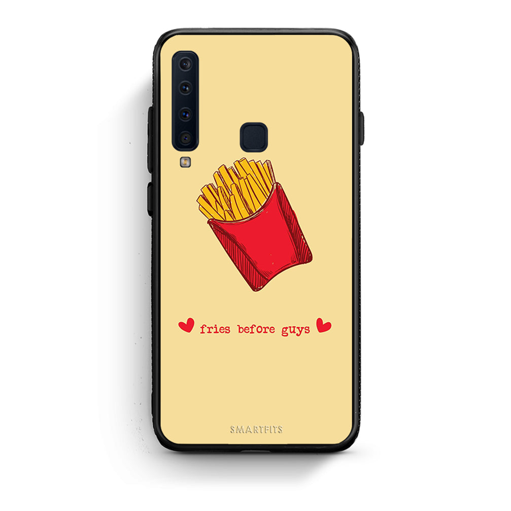 samsung a9 Fries Before Guys Θήκη Αγίου Βαλεντίνου από τη Smartfits με σχέδιο στο πίσω μέρος και μαύρο περίβλημα | Smartphone case with colorful back and black bezels by Smartfits