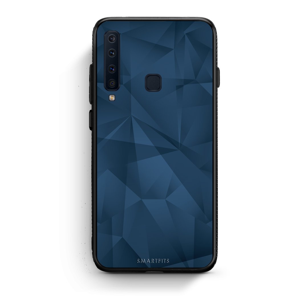 39 - samsung galaxy a9  Blue Abstract Geometric case, cover, bumper