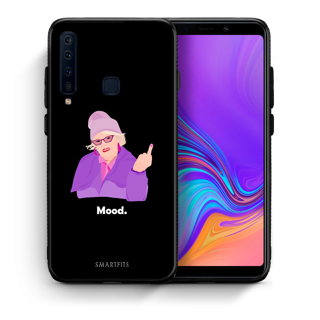 Θήκη Samsung A9 Grandma Mood Black από τη Smartfits με σχέδιο στο πίσω μέρος και μαύρο περίβλημα | Samsung A9 Grandma Mood Black case with colorful back and black bezels