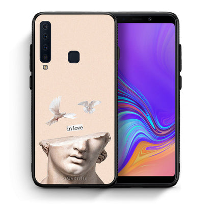 Θήκη Samsung A9 In Love από τη Smartfits με σχέδιο στο πίσω μέρος και μαύρο περίβλημα | Samsung A9 In Love case with colorful back and black bezels