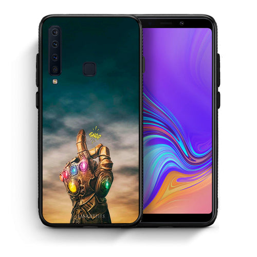 Θήκη Samsung A9 Infinity Snap από τη Smartfits με σχέδιο στο πίσω μέρος και μαύρο περίβλημα | Samsung A9 Infinity Snap case with colorful back and black bezels