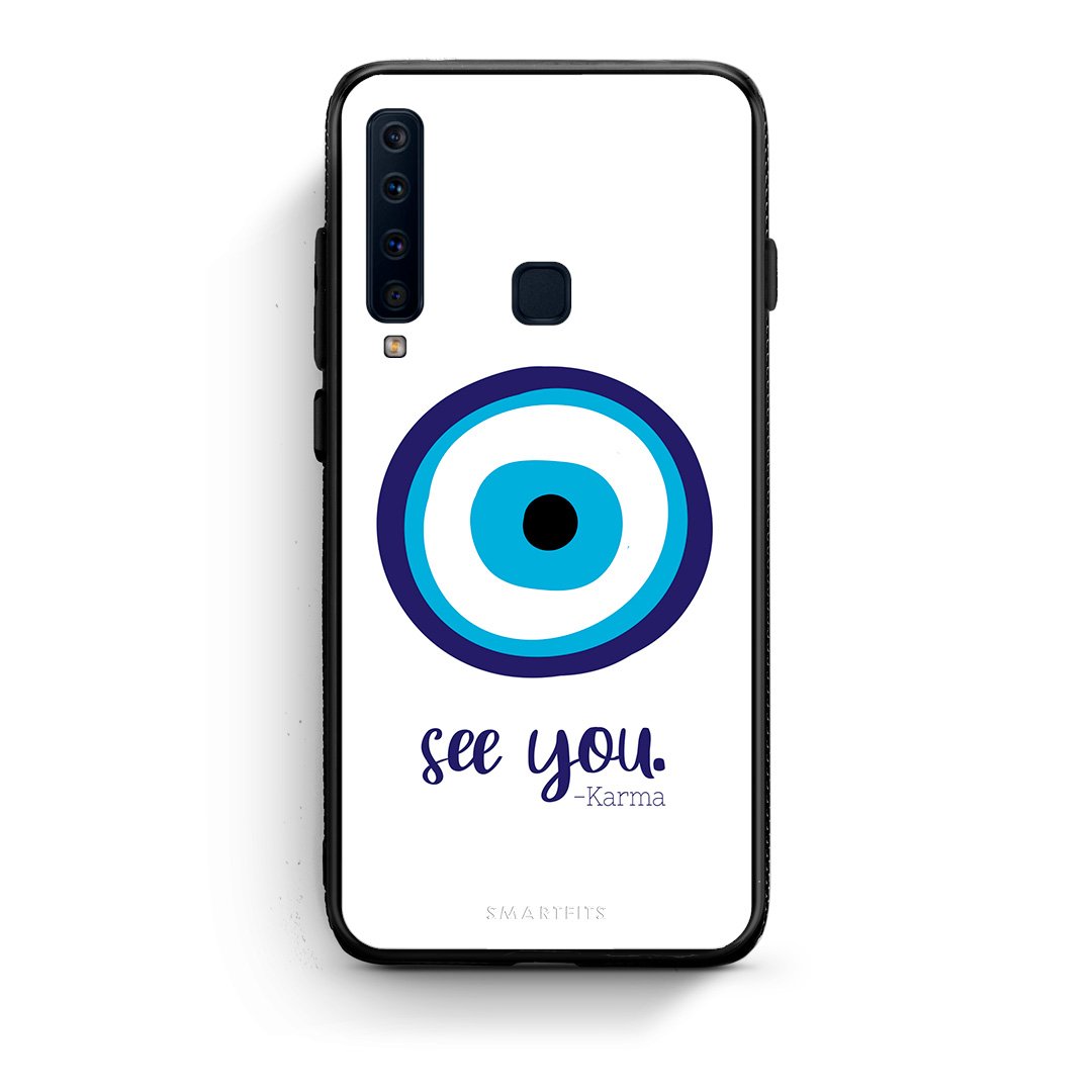 samsung a9 Karma Says θήκη από τη Smartfits με σχέδιο στο πίσω μέρος και μαύρο περίβλημα | Smartphone case with colorful back and black bezels by Smartfits