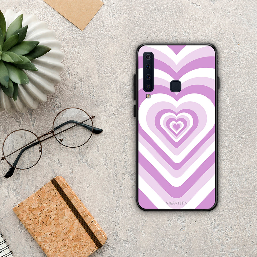 Lilac Hearts - Samsung Galaxy A9 θήκη