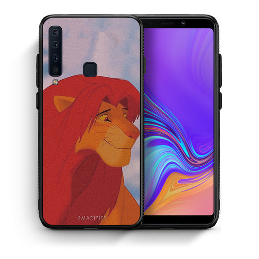 Θήκη Αγίου Βαλεντίνου Samsung A9 Lion Love 1 από τη Smartfits με σχέδιο στο πίσω μέρος και μαύρο περίβλημα | Samsung A9 Lion Love 1 case with colorful back and black bezels