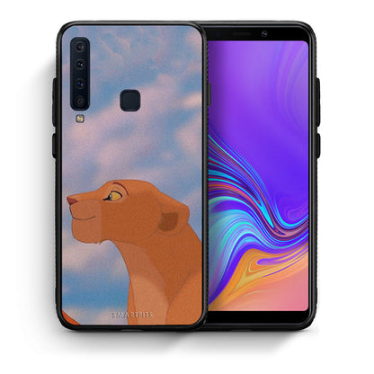 Θήκη Αγίου Βαλεντίνου Samsung A9 Lion Love 2 από τη Smartfits με σχέδιο στο πίσω μέρος και μαύρο περίβλημα | Samsung A9 Lion Love 2 case with colorful back and black bezels