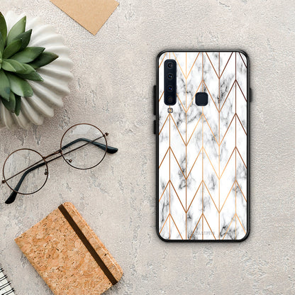 Marble Gold Geometric - Samsung Galaxy A9 θήκη