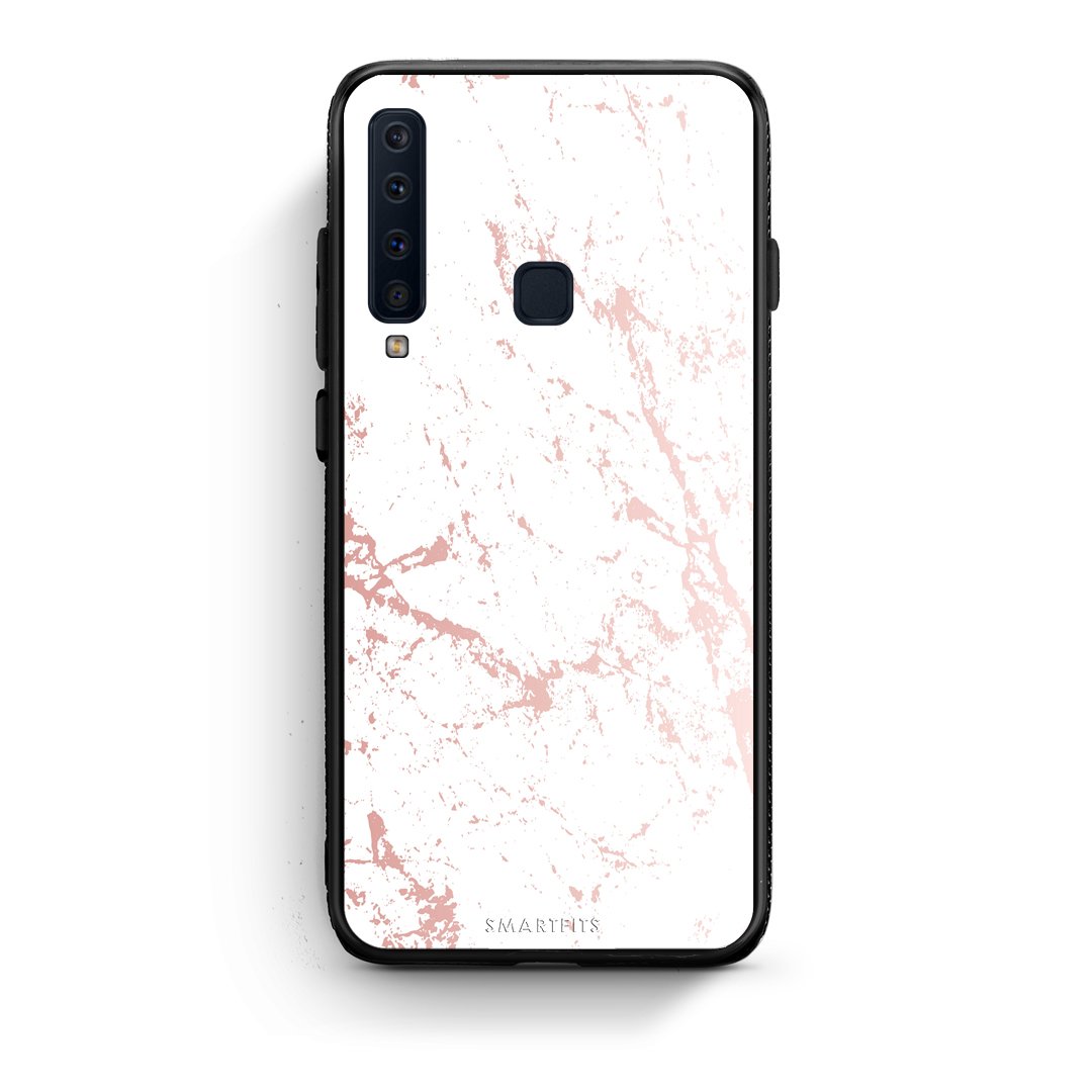 116 - samsung galaxy a9  Pink Splash Marble case, cover, bumper