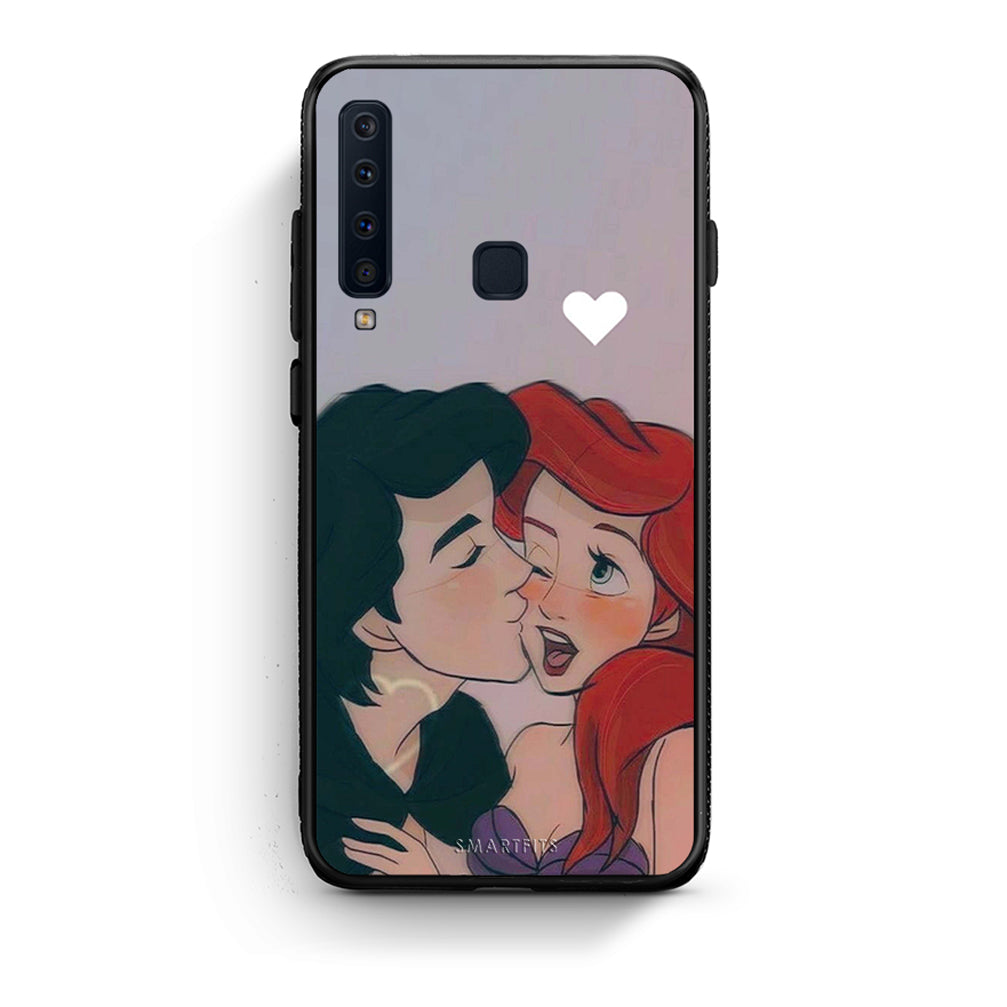 samsung a9 Mermaid Love Θήκη Αγίου Βαλεντίνου από τη Smartfits με σχέδιο στο πίσω μέρος και μαύρο περίβλημα | Smartphone case with colorful back and black bezels by Smartfits