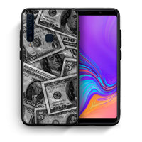Thumbnail for Θήκη Samsung A9 Money Dollars από τη Smartfits με σχέδιο στο πίσω μέρος και μαύρο περίβλημα | Samsung A9 Money Dollars case with colorful back and black bezels