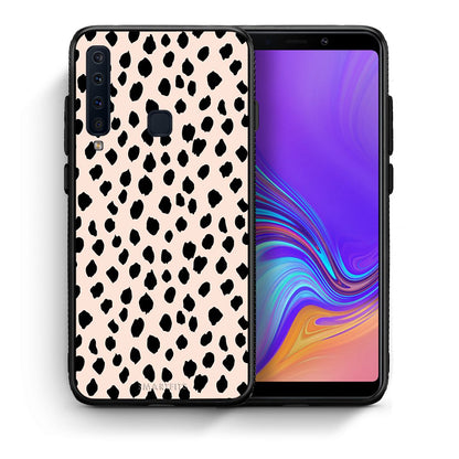 Θήκη Samsung A9 New Polka Dots από τη Smartfits με σχέδιο στο πίσω μέρος και μαύρο περίβλημα | Samsung A9 New Polka Dots case with colorful back and black bezels