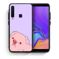 Thumbnail for Θήκη Αγίου Βαλεντίνου Samsung A9 Pig Love 2 από τη Smartfits με σχέδιο στο πίσω μέρος και μαύρο περίβλημα | Samsung A9 Pig Love 2 case with colorful back and black bezels