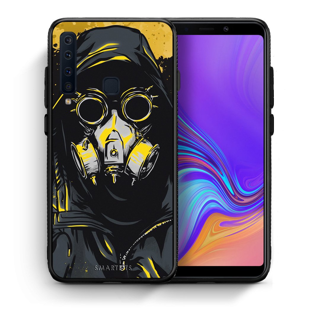 Θήκη Samsung A9 Mask PopArt από τη Smartfits με σχέδιο στο πίσω μέρος και μαύρο περίβλημα | Samsung A9 Mask PopArt case with colorful back and black bezels