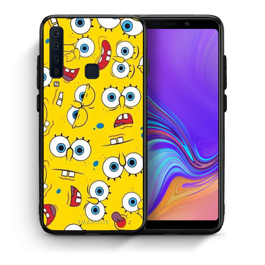 Θήκη Samsung A9 Sponge PopArt από τη Smartfits με σχέδιο στο πίσω μέρος και μαύρο περίβλημα | Samsung A9 Sponge PopArt case with colorful back and black bezels