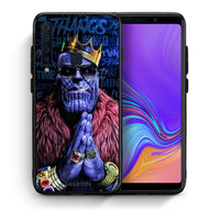 Thumbnail for Θήκη Samsung A9 Thanos PopArt από τη Smartfits με σχέδιο στο πίσω μέρος και μαύρο περίβλημα | Samsung A9 Thanos PopArt case with colorful back and black bezels