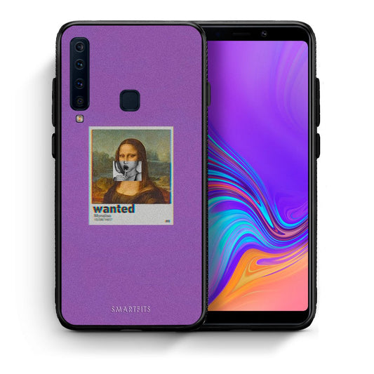 Θήκη Samsung A9 Monalisa Popart από τη Smartfits με σχέδιο στο πίσω μέρος και μαύρο περίβλημα | Samsung A9 Monalisa Popart case with colorful back and black bezels