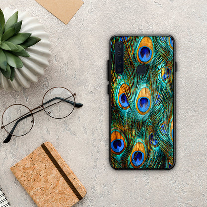 Real Peacock Feathers - Samsung Galaxy A9 θήκη