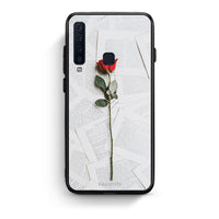 Thumbnail for samsung a9 Red Rose θήκη από τη Smartfits με σχέδιο στο πίσω μέρος και μαύρο περίβλημα | Smartphone case with colorful back and black bezels by Smartfits