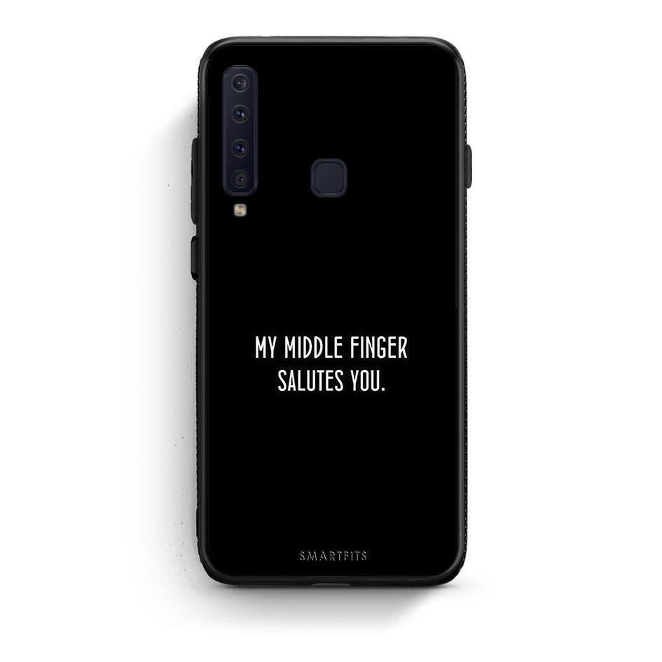 samsung a9 Salute θήκη από τη Smartfits με σχέδιο στο πίσω μέρος και μαύρο περίβλημα | Smartphone case with colorful back and black bezels by Smartfits