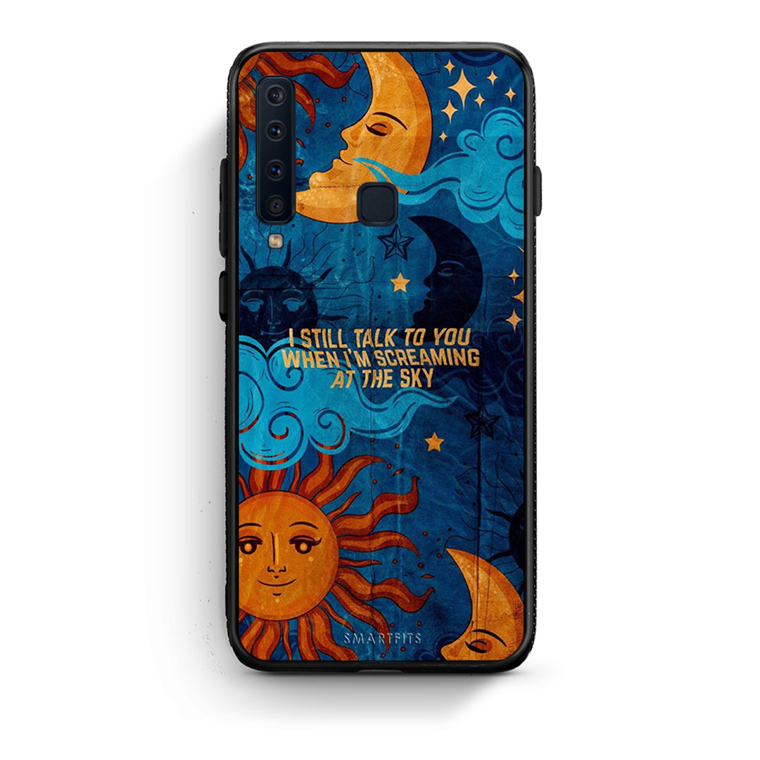 samsung a9 Screaming Sky θήκη από τη Smartfits με σχέδιο στο πίσω μέρος και μαύρο περίβλημα | Smartphone case with colorful back and black bezels by Smartfits