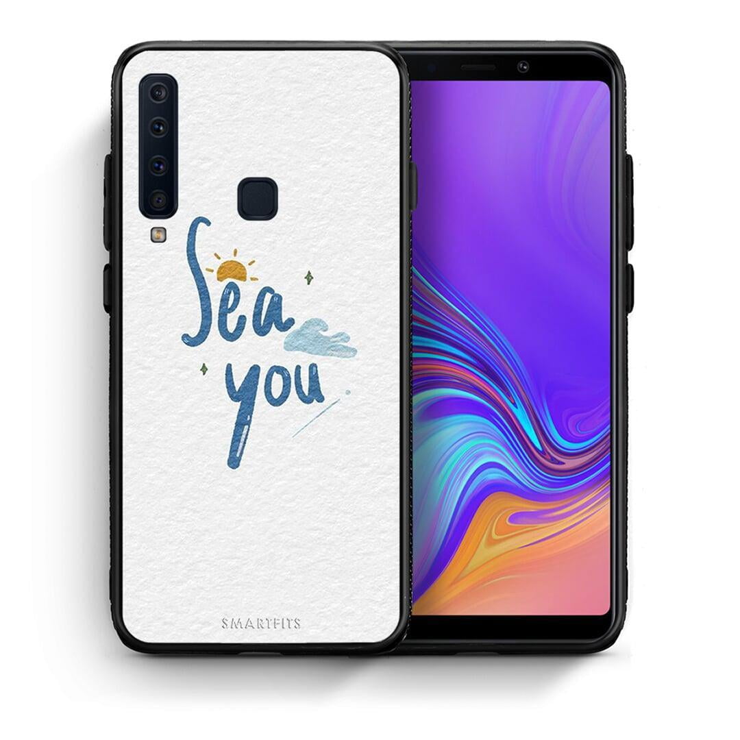 Θήκη Samsung A9 Sea You από τη Smartfits με σχέδιο στο πίσω μέρος και μαύρο περίβλημα | Samsung A9 Sea You case with colorful back and black bezels