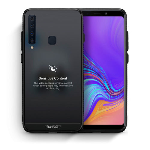 Θήκη Samsung A9 Sensitive Content από τη Smartfits με σχέδιο στο πίσω μέρος και μαύρο περίβλημα | Samsung A9 Sensitive Content case with colorful back and black bezels
