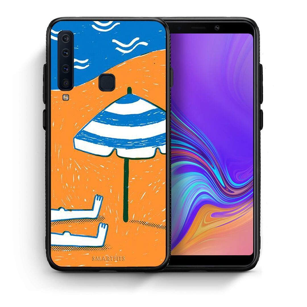 Θήκη Samsung A9 Summering από τη Smartfits με σχέδιο στο πίσω μέρος και μαύρο περίβλημα | Samsung A9 Summering case with colorful back and black bezels