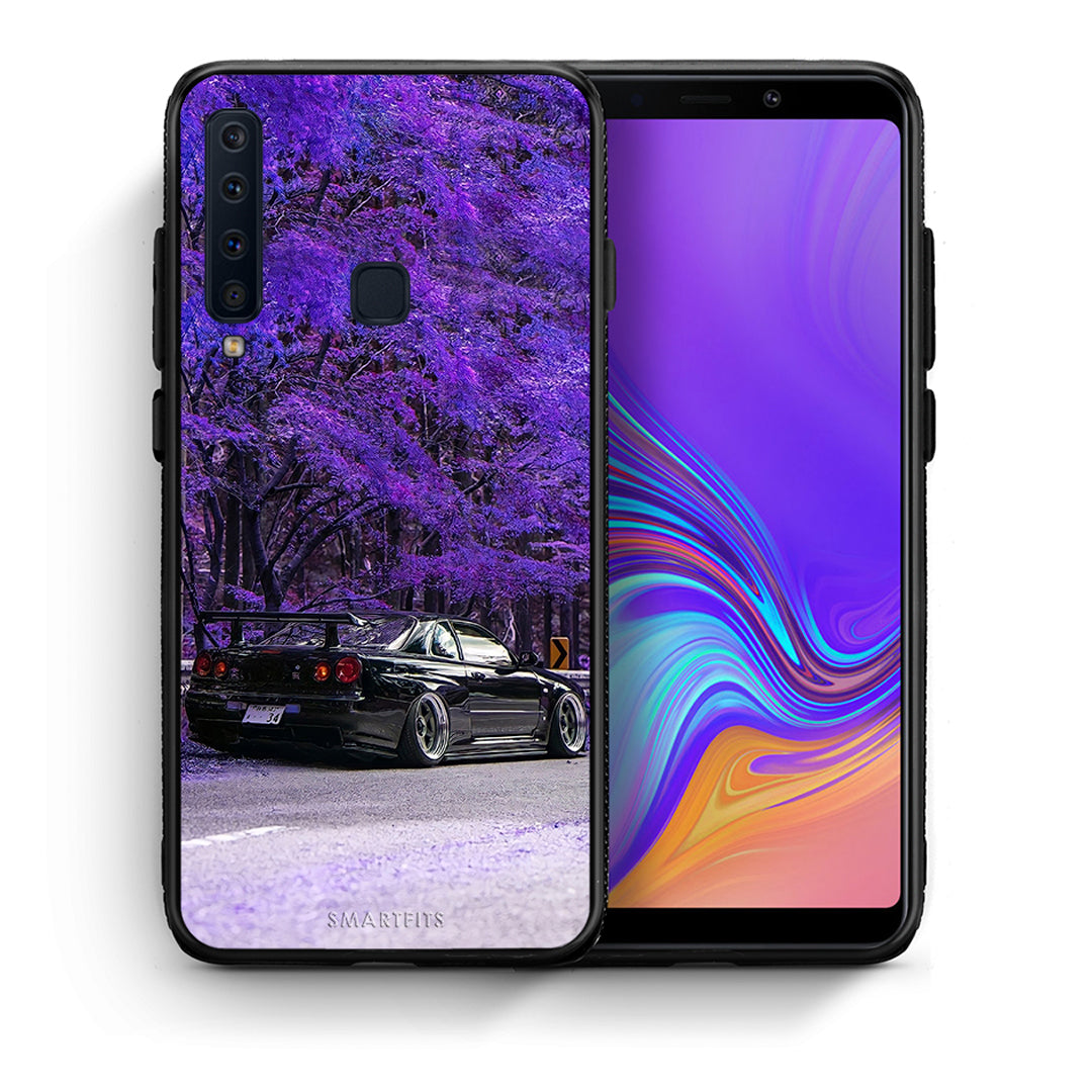 Θήκη Αγίου Βαλεντίνου Samsung A9 Super Car από τη Smartfits με σχέδιο στο πίσω μέρος και μαύρο περίβλημα | Samsung A9 Super Car case with colorful back and black bezels