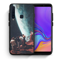 Thumbnail for Θήκη Samsung A9 Surreal View από τη Smartfits με σχέδιο στο πίσω μέρος και μαύρο περίβλημα | Samsung A9 Surreal View case with colorful back and black bezels