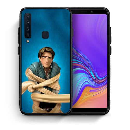 Θήκη Αγίου Βαλεντίνου Samsung A9 Tangled 1 από τη Smartfits με σχέδιο στο πίσω μέρος και μαύρο περίβλημα | Samsung A9 Tangled 1 case with colorful back and black bezels