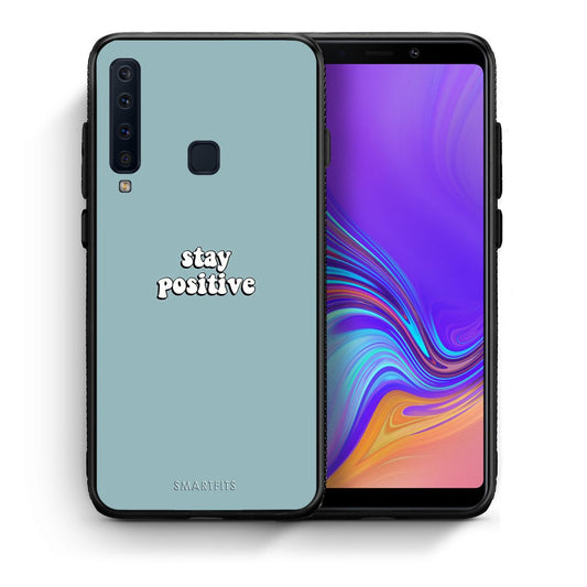 Θήκη Samsung A9 Positive Text από τη Smartfits με σχέδιο στο πίσω μέρος και μαύρο περίβλημα | Samsung A9 Positive Text case with colorful back and black bezels