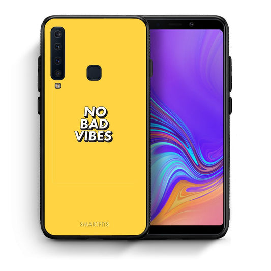 Θήκη Samsung A9 Vibes Text από τη Smartfits με σχέδιο στο πίσω μέρος και μαύρο περίβλημα | Samsung A9 Vibes Text case with colorful back and black bezels