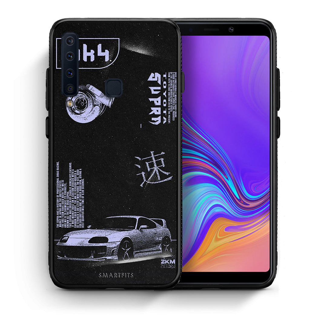 Θήκη Αγίου Βαλεντίνου Samsung A9 Tokyo Drift από τη Smartfits με σχέδιο στο πίσω μέρος και μαύρο περίβλημα | Samsung A9 Tokyo Drift case with colorful back and black bezels