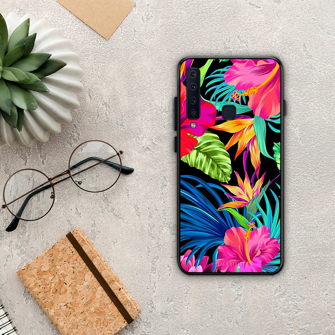 Tropical Flowers - Samsung Galaxy A9 θήκη