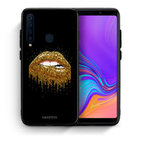 Thumbnail for Θήκη Samsung A9 Golden Valentine από τη Smartfits με σχέδιο στο πίσω μέρος και μαύρο περίβλημα | Samsung A9 Golden Valentine case with colorful back and black bezels