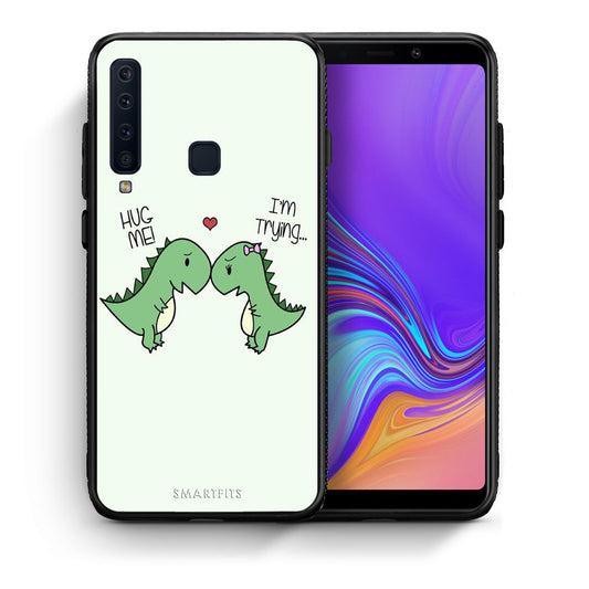 Θήκη Samsung A9 Rex Valentine από τη Smartfits με σχέδιο στο πίσω μέρος και μαύρο περίβλημα | Samsung A9 Rex Valentine case with colorful back and black bezels