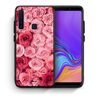 Thumbnail for Θήκη Samsung A9 RoseGarden Valentine από τη Smartfits με σχέδιο στο πίσω μέρος και μαύρο περίβλημα | Samsung A9 RoseGarden Valentine case with colorful back and black bezels