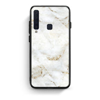 Thumbnail for samsung a9 White Gold Marble θήκη από τη Smartfits με σχέδιο στο πίσω μέρος και μαύρο περίβλημα | Smartphone case with colorful back and black bezels by Smartfits